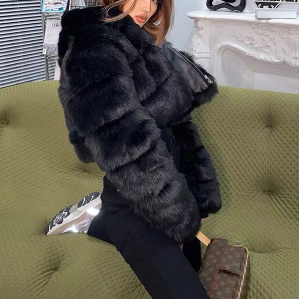 NKNIT / vegan fur big jacket【short】 NKNIT / vegan fur big jacket【short】 nknit vegan fur big jacket